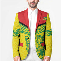 Custom Guyana Golden Jaguars Blazer Heritage Flame Edition - Wonder Print Shop