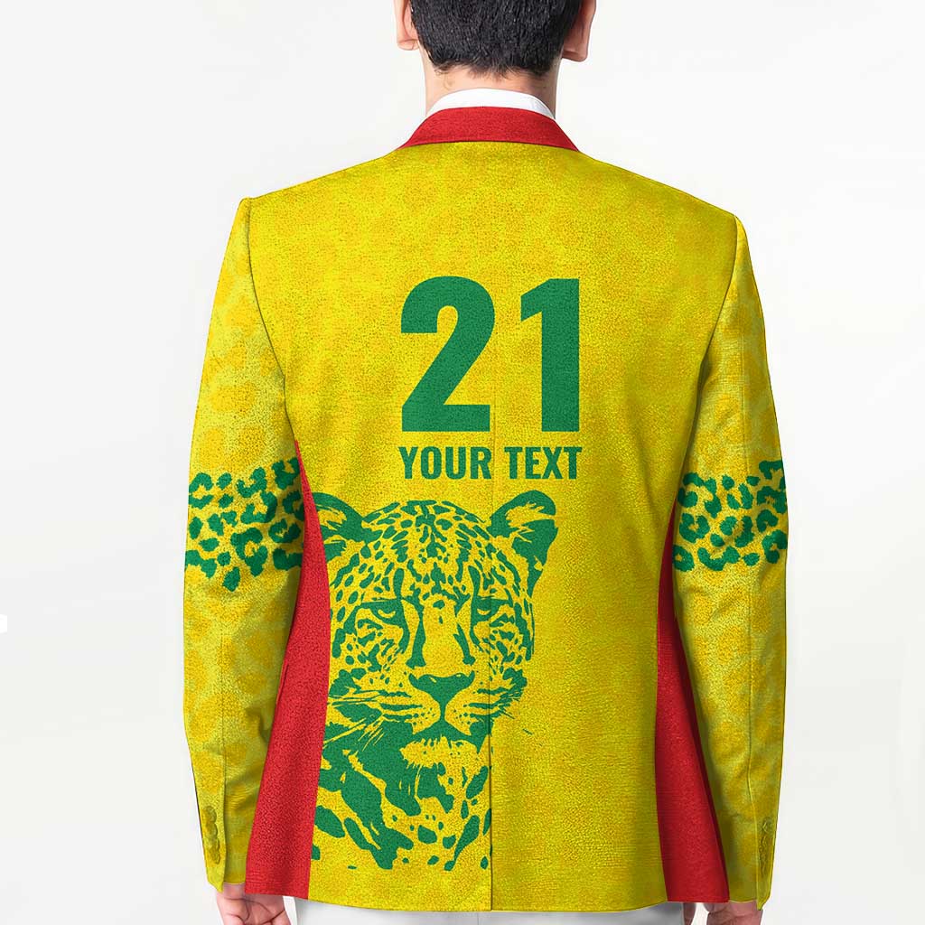 Custom Guyana Golden Jaguars Blazer Heritage Flame Edition - Wonder Print Shop