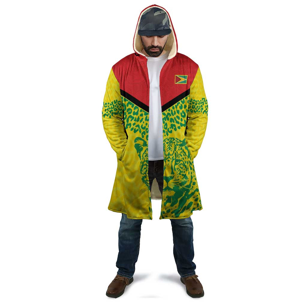 Custom Guyana Golden Jaguars Cloak Heritage Flame Edition - Wonder Print Shop