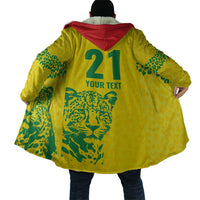 Custom Guyana Golden Jaguars Cloak Heritage Flame Edition - Wonder Print Shop