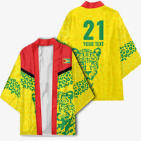 Custom Guyana Golden Jaguars Kimono Heritage Flame Edition - Wonder Print Shop