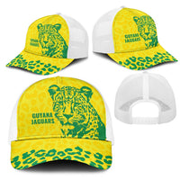 Guyana Golden Jaguars Mesh Trucker Cap Heritage Flame Edition - Wonder Print Shop