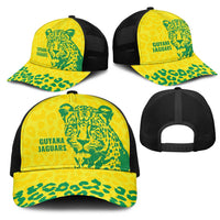 Guyana Golden Jaguars Mesh Trucker Cap Heritage Flame Edition - Wonder Print Shop
