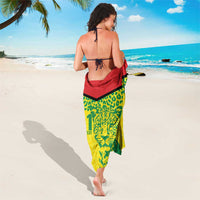 Custom Guyana Golden Jaguars Sarong Heritage Flame Edition - Wonder Print Shop
