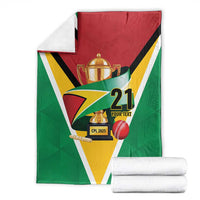 Custom Guyana Champions Reloaded 2025 Blanket Caribbean Cricket Supporter Amazon Warriors - Wonder Print Shop