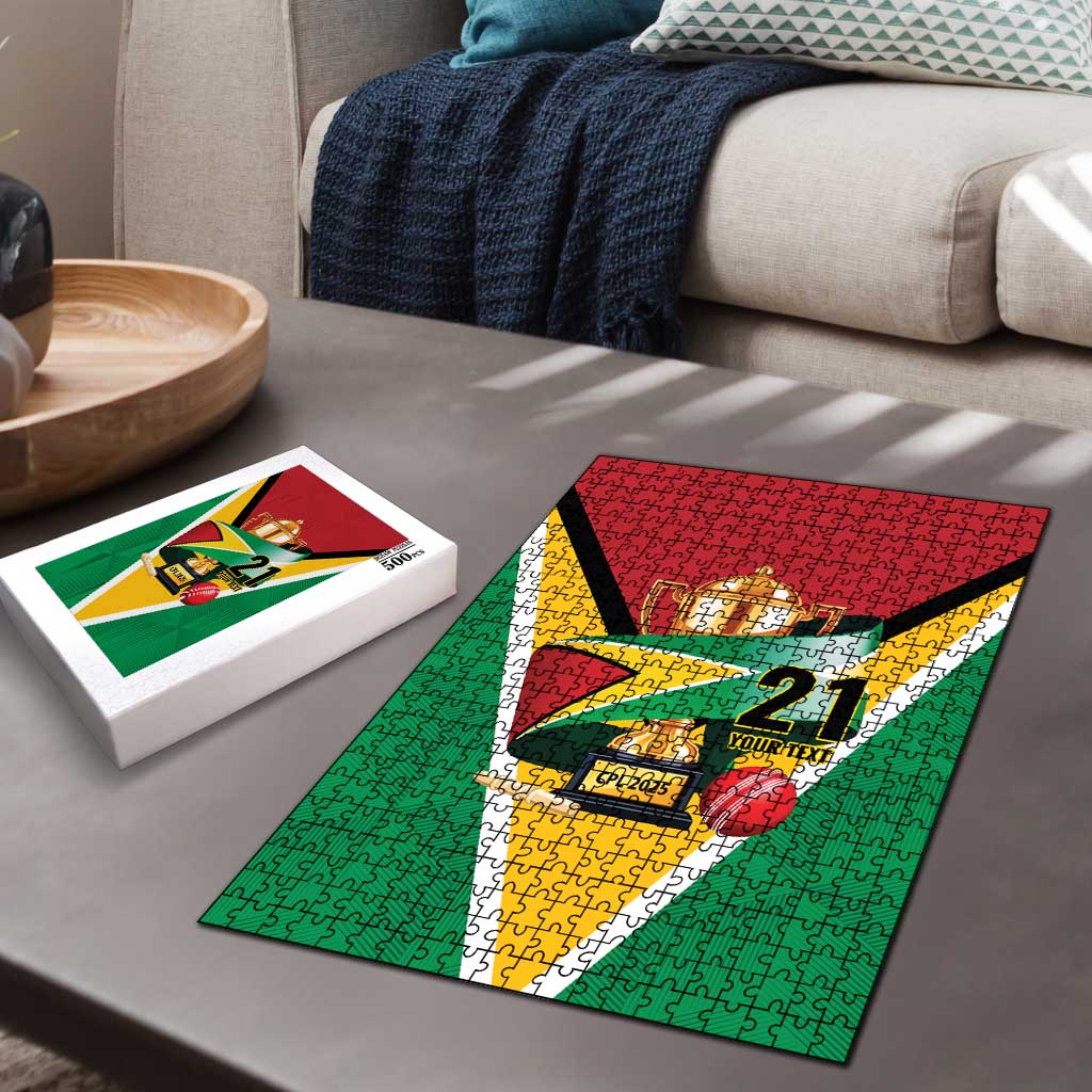 Custom Guyana Champions Reloaded 2025 Puzzle Caribbean Cricket Supporter Amazon Warriors - Wonder Print Shop