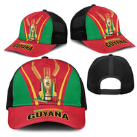 Guyana Victory Run 2025 Mesh Trucker Cap Caribbean Cricket Supporter Amazon Warriors - Wonder Print Shop