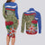 Russia Defender of The Fatherland Day Couples Matching Long Sleeve Bodycon Dress and Long Sleeve Button Shirt