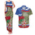 Russia Defender of The Fatherland Day Couples Matching Tank Maxi Dress and Hawaiian Shirt