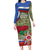 Russia Defender of The Fatherland Day Family Matching Long Sleeve Bodycon Dress and Hawaiian Shirt