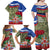 Russia Defender of The Fatherland Day Family Matching Off Shoulder Maxi Dress and Hawaiian Shirt