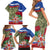 Russia Defender of The Fatherland Day Family Matching Short Sleeve Bodycon Dress and Hawaiian Shirt