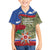 Russia Defender of The Fatherland Day Family Matching Short Sleeve Bodycon Dress and Hawaiian Shirt