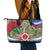 Russia Defender of The Fatherland Day Leather Tote Bag