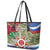 Russia Defender of The Fatherland Day Leather Tote Bag