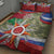 Russia Defender of The Fatherland Day Quilt Bed Set