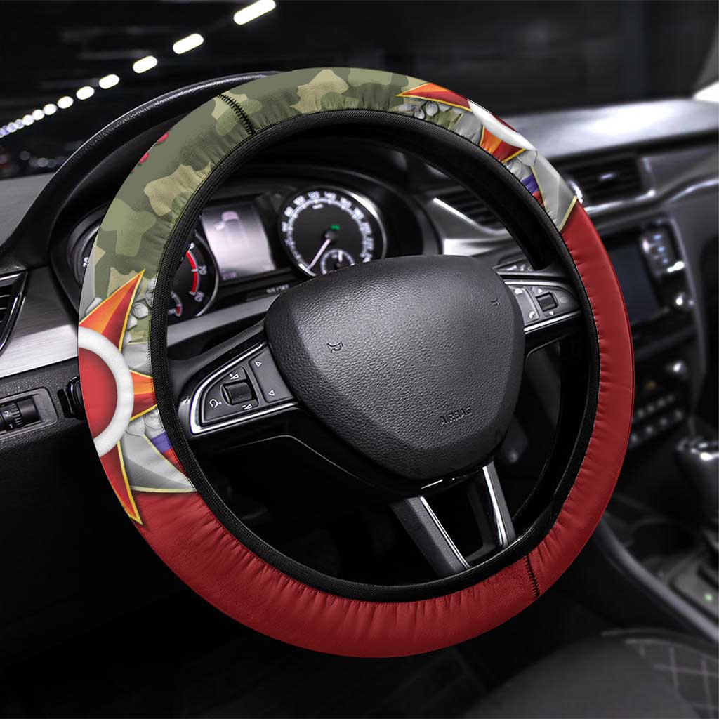 Russia Defender of The Fatherland Day Steering Wheel Cover