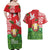 Belarus Defender of The Fatherland Day Couples Matching Off Shoulder Maxi Dress and Hawaiian Shirt