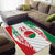 Belarus Football Custom Area Rug Rushnyk Pattern