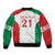 Belarus Football Custom Bomber Jacket Rushnyk Pattern