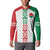 Belarus Football Custom Button Sweatshirt Rushnyk Pattern