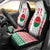 Belarus Football Custom Car Seat Cover Rushnyk Pattern