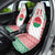 Belarus Football Custom Car Seat Cover Rushnyk Pattern