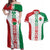 Belarus Football Custom Couples Matching Off Shoulder Maxi Dress and Hawaiian Shirt Rushnyk Pattern