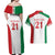 Belarus Football Custom Couples Matching Off Shoulder Maxi Dress and Hawaiian Shirt Rushnyk Pattern