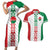 Belarus Football Custom Couples Matching Short Sleeve Bodycon Dress and Hawaiian Shirt Rushnyk Pattern