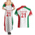 Belarus Football Custom Couples Matching Summer Maxi Dress and Hawaiian Shirt Rushnyk Pattern