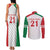 Belarus Football Custom Couples Matching Tank Maxi Dress and Long Sleeve Button Shirt Rushnyk Pattern