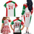 Belarus Football Custom Family Matching Off The Shoulder Long Sleeve Dress and Hawaiian Shirt Rushnyk Pattern