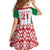 Belarus Football Custom Family Matching Off Shoulder Maxi Dress and Hawaiian Shirt Rushnyk Pattern