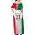 Belarus Football Custom Family Matching Off Shoulder Maxi Dress and Hawaiian Shirt Rushnyk Pattern