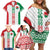 Belarus Football Custom Family Matching Off Shoulder Short Dress and Hawaiian Shirt Rushnyk Pattern