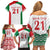 Belarus Football Custom Family Matching Off Shoulder Short Dress and Hawaiian Shirt Rushnyk Pattern