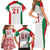 Belarus Football Custom Family Matching Short Sleeve Bodycon Dress and Hawaiian Shirt Rushnyk Pattern