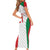 Belarus Football Custom Family Matching Short Sleeve Bodycon Dress and Hawaiian Shirt Rushnyk Pattern