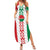 Belarus Football Custom Family Matching Summer Maxi Dress and Hawaiian Shirt Rushnyk Pattern