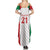 Belarus Football Custom Family Matching Summer Maxi Dress and Hawaiian Shirt Rushnyk Pattern