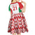 Belarus Football Custom Kid Short Sleeve Dress Rushnyk Pattern