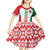 Belarus Football Custom Kid Short Sleeve Dress Rushnyk Pattern