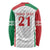 Belarus Football Custom Long Sleeve Shirt Rushnyk Pattern