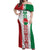 Belarus Football Custom Off Shoulder Maxi Dress Rushnyk Pattern