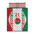 Belarus Football Custom Quilt Bed Set Rushnyk Pattern