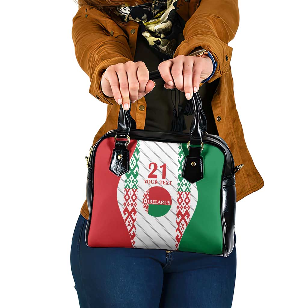 Belarus Football Custom Shoulder Handbag Rushnyk Pattern