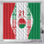 Belarus Football Custom Shower Curtain Rushnyk Pattern