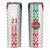 Belarus Football Custom Skinny Tumbler Rushnyk Pattern