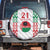 Belarus Football Custom Spare Tire Cover Rushnyk Pattern